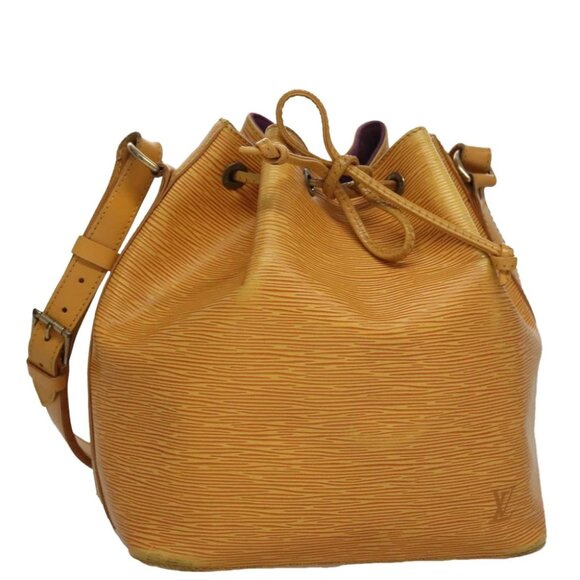 LOUIS VUITTON Epi Petit Noe Shoulder Bag Yellow - Picture 1 of 15